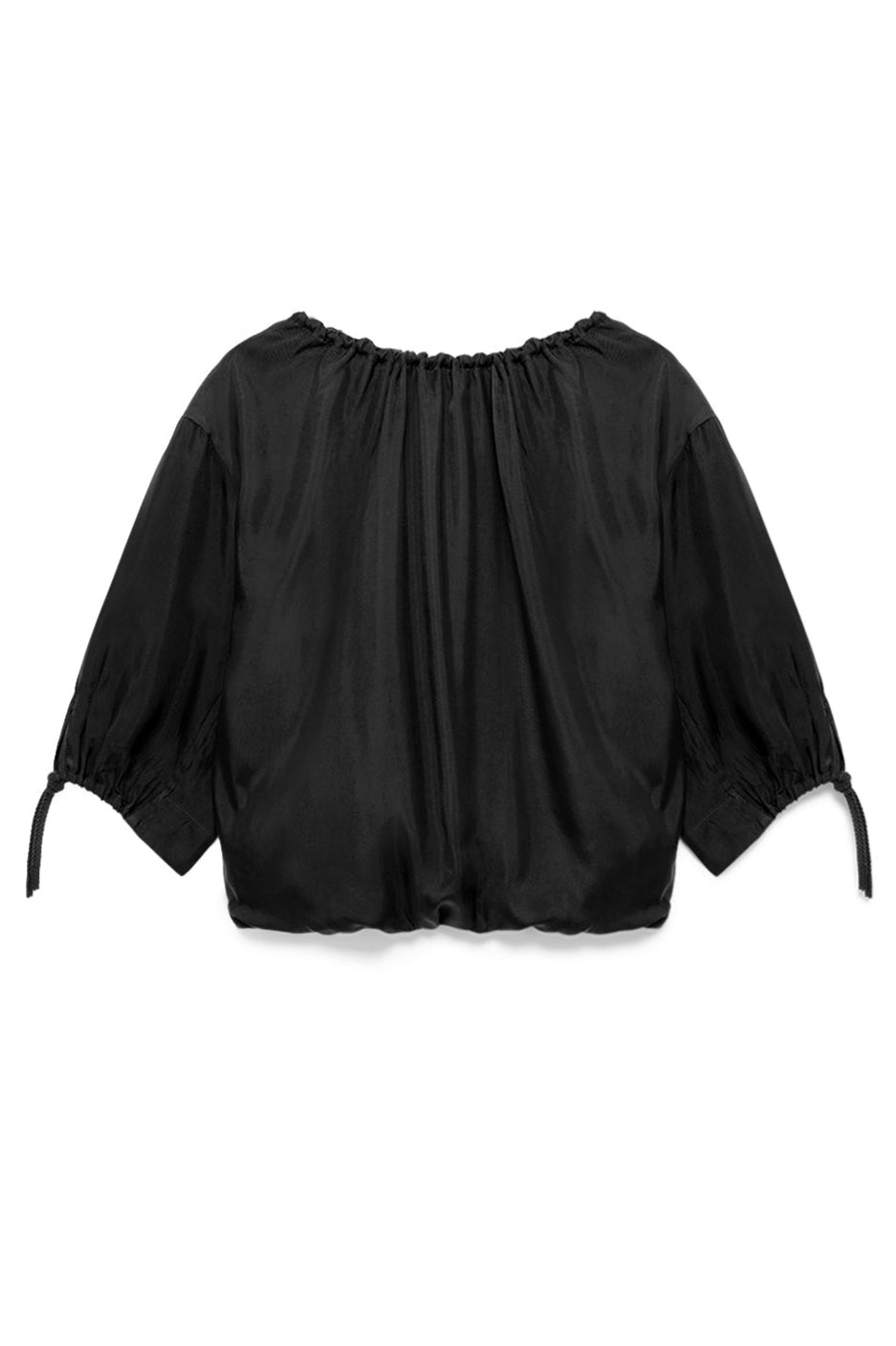 Bluse mit Raffung Cupro