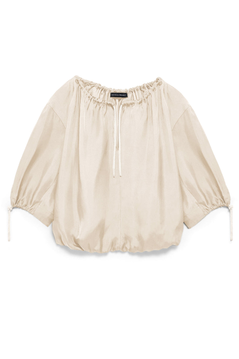 Bluse mit Raffung Cupro