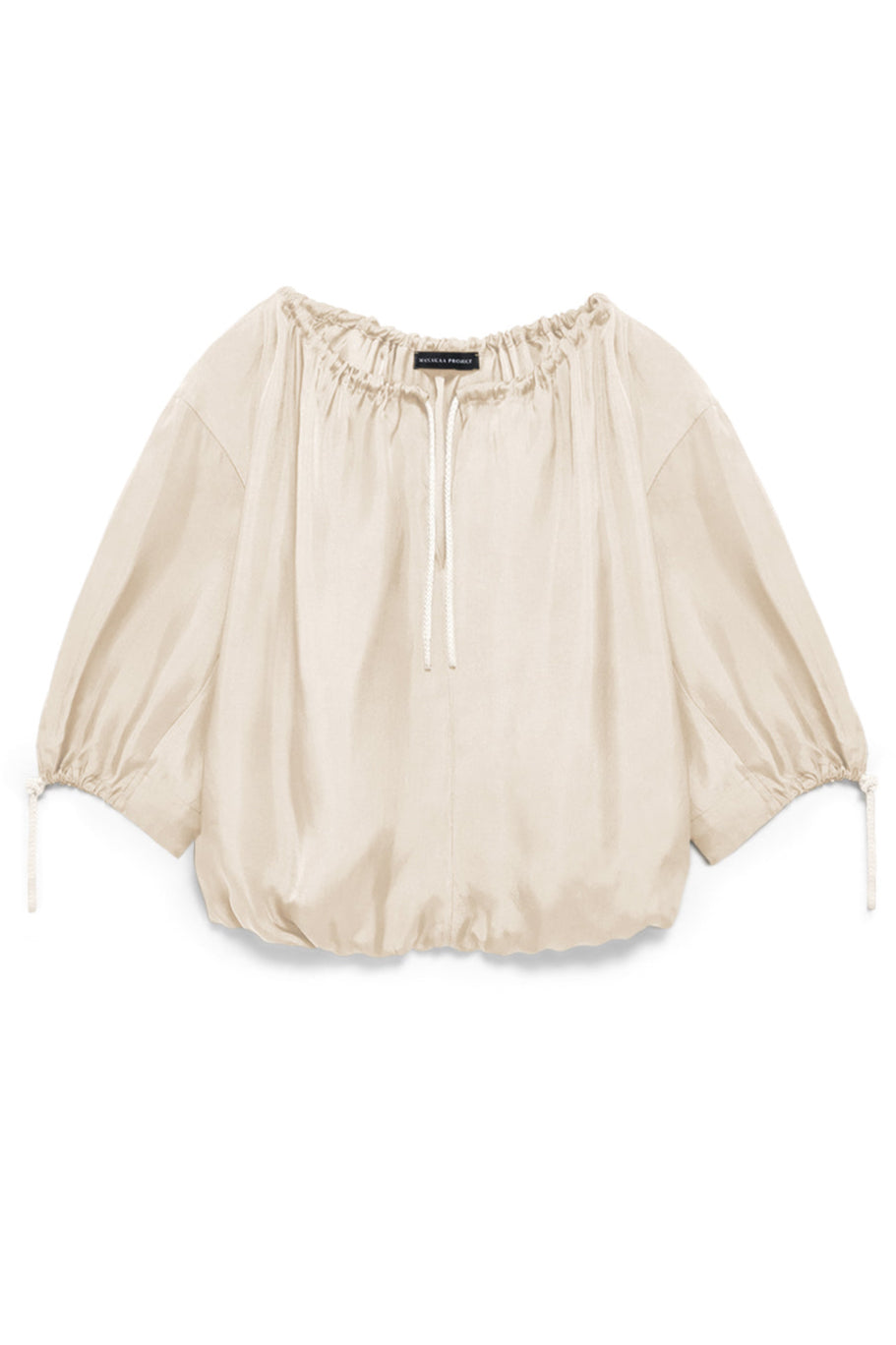 Bluse mit Raffung Cupro