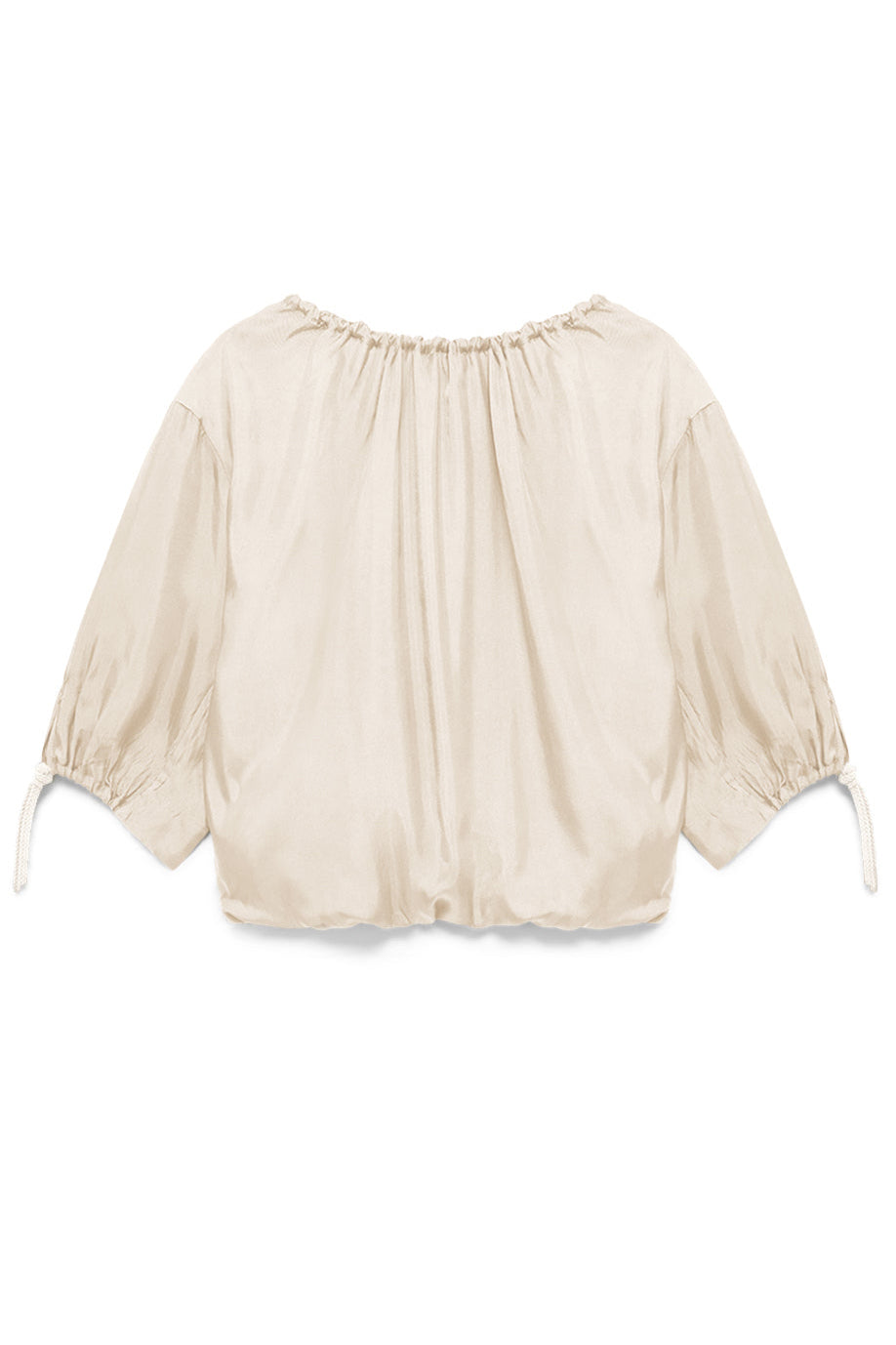 Bluse mit Raffung Cupro