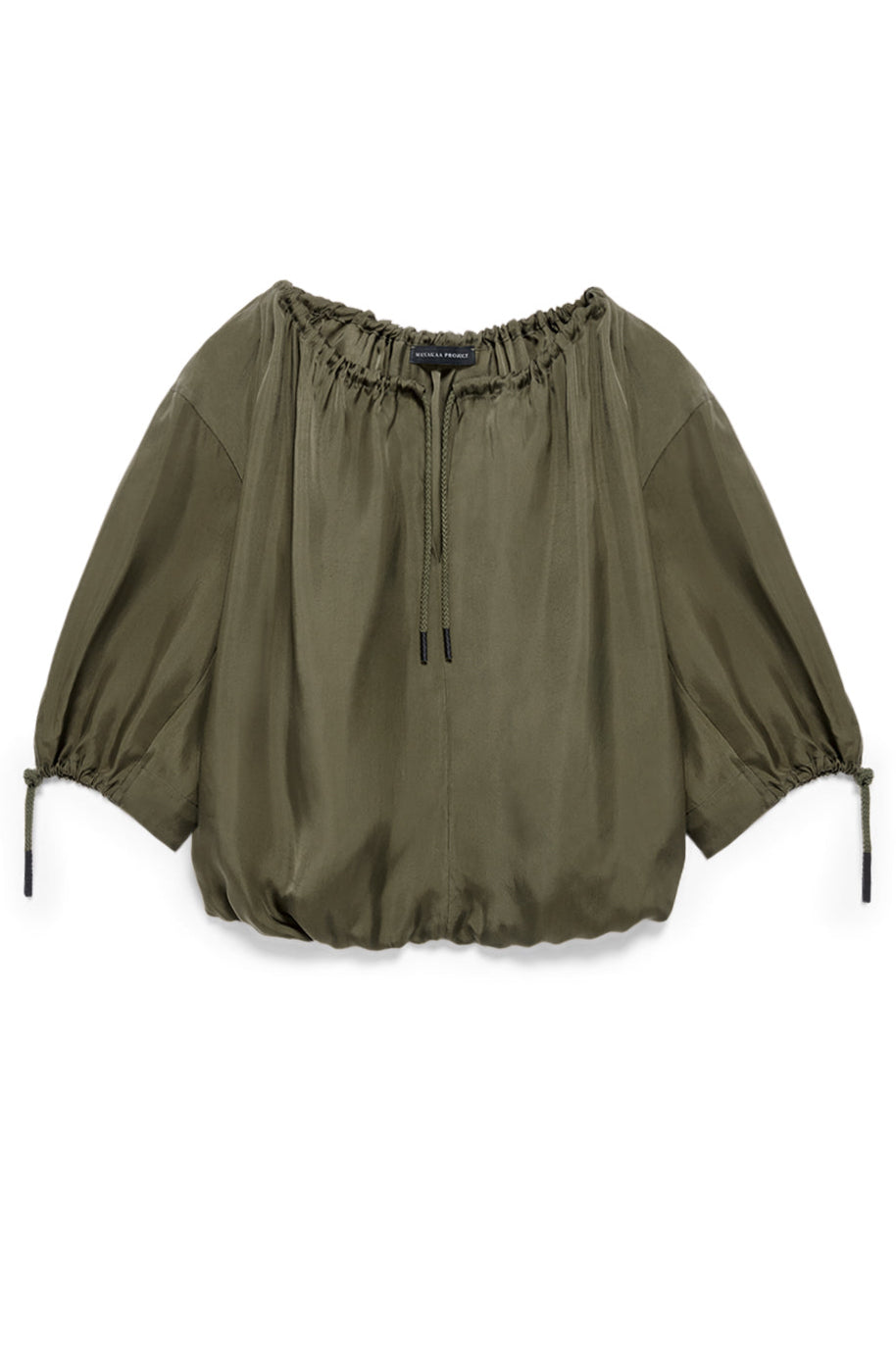Bluse mit Raffung Cupro