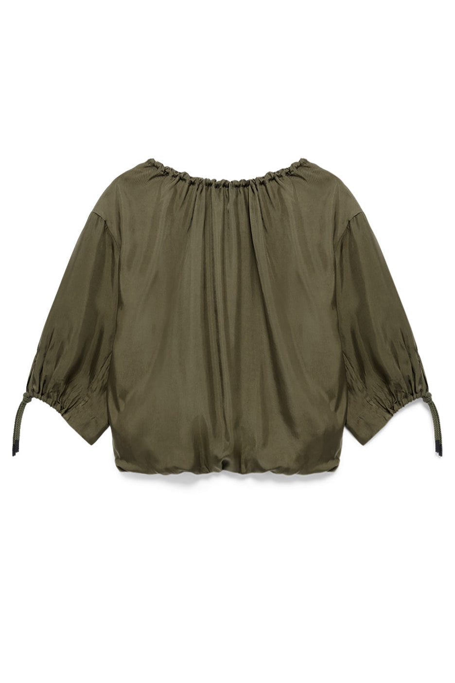 Bluse mit Raffung Cupro